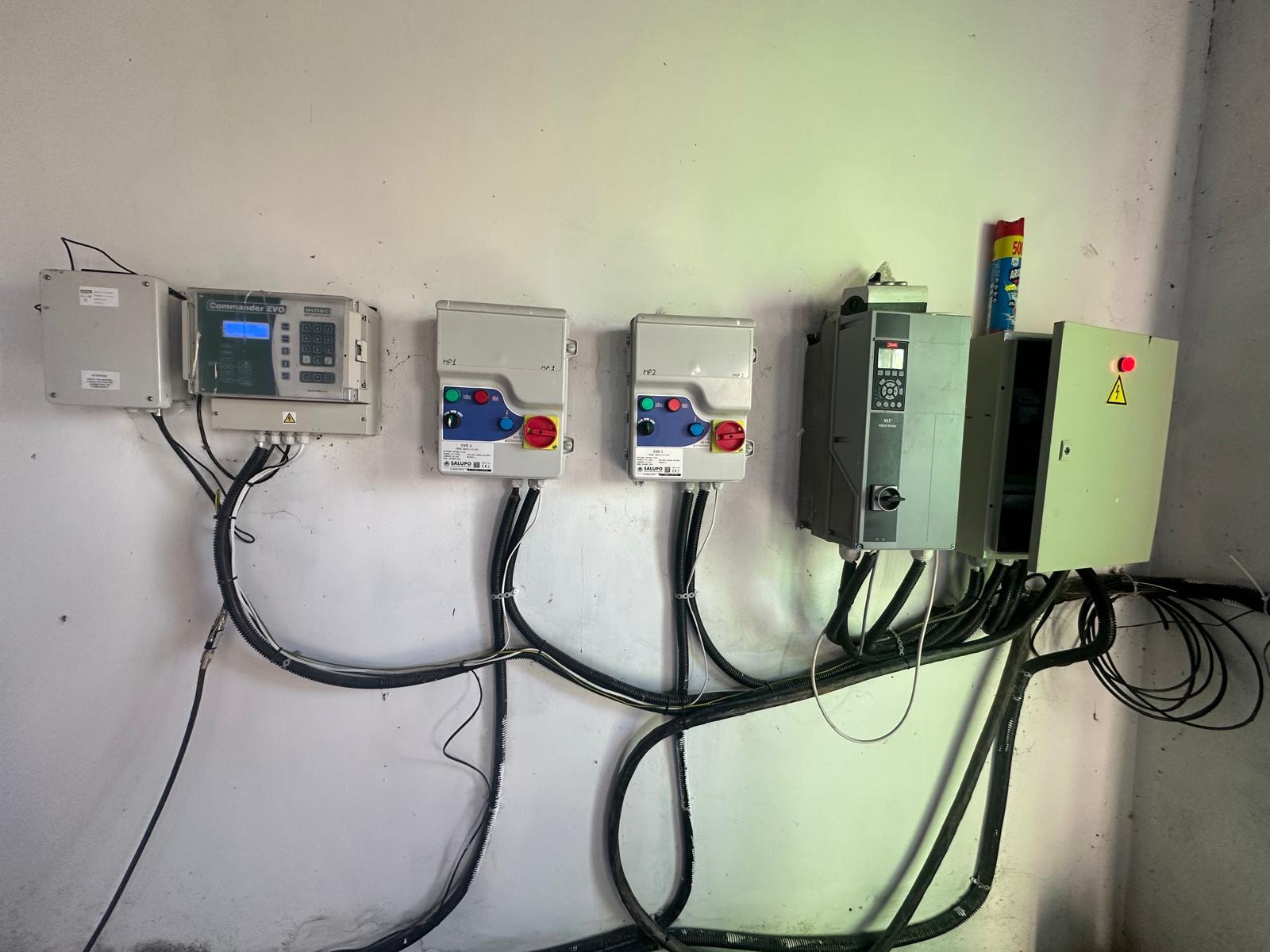 Electrical panel and irrigation automation system